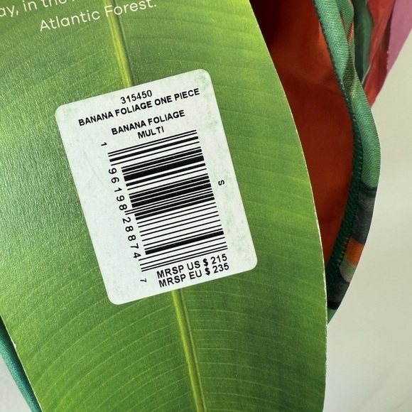 FARM RIO Banana Foliage One Piece Swimsuit - Picture 10 of 10